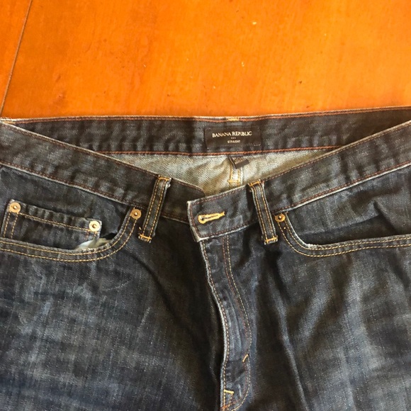 Men’s dark wash Banana Republic Jeans. 35x30 - Picture 3 of 4